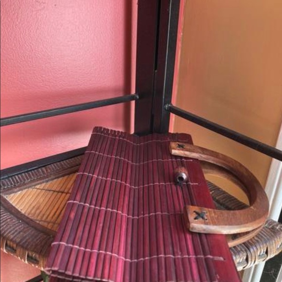 ‼️SOLD‼️Wooden collapsible handbag - Picture 5 of 5